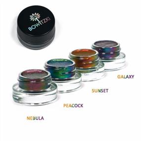 img 2 attached to Galaxy Bowitzki 3.5G Cream Multi-Chrome Eyeshadow: Color-Shifting, Longer-Lasting, No Creasing Shimmer Makeup With Chameleon Gel Technology
