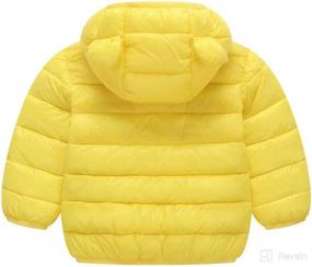 img 2 attached to ARTMINE Baby Toddler Winter Down Coats with Hoods, Sizes 12M - 5Y: Warm & Stylish Outerwear for Boys and Girls