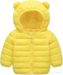 img 3 attached to ARTMINE Baby Toddler Winter Down Coats with Hoods, Sizes 12M - 5Y: Warm & Stylish Outerwear for Boys and Girls