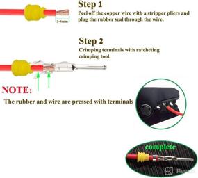 img 3 attached to 🔌 DSTFUY Electrical Auto Wire Connector: Waterproof 2Pin Way Male and Female Auto Wire Connectors for Motorcycle, Scooter, Truck, Boats - 10 Kit Sets