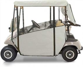 img 1 attached to Stay Dry And Comfortable With EZGO 2 Person Over The Top Enclosure In Oyster Color