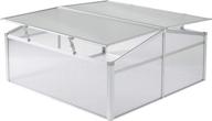 protect your plants with gardenised mini greenhouse flower box - double sided roof, clear and efficient (qi003906) logo
