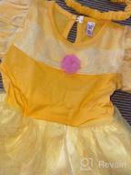img 1 attached to Baby Girls Christmas Costumes: Snow White, Mermaid & Princess Bodysuit Romper Tutu Dress W/Headband - MYRISAM review by Zach Flores