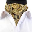 gusleson cravat paisley jacquard 0602 08 men's accessories made as ties, cummerbunds & pocket squares logo