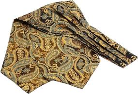 img 2 attached to GUSLESON Cravat Paisley Jacquard 0602 08 Men's Accessories made as Ties, Cummerbunds & Pocket Squares