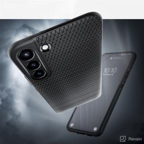 img 2 attached to 📱 Spigen Liquid Air Armor Galaxy S22 Case (2022) - Matte Black