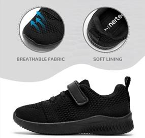 img 2 attached to Toddler/Little Kid Boys Girls Running Shoes Sports Sneakers Walking Shoes