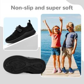 img 1 attached to Toddler/Little Kid Boys Girls Running Shoes Sports Sneakers Walking Shoes