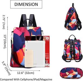 img 2 attached to Waterproof Backpack Classical Crossbody Shoulder Women's Handbags & Wallets at Fashion Backpacks