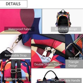 img 1 attached to Waterproof Backpack Classical Crossbody Shoulder Women's Handbags & Wallets at Fashion Backpacks