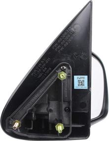 img 1 attached to Зеркало наружного вида с ручным управлением с правой стороны Dorman 955-069 - Совместимо с определенными моделями Chevrolet / GMC, черное - Добавлена функция складывания