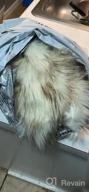 img 1 attached to Women'S Faux Fur Shawl Wrap Bridal Scarf Stole With Brooch For Bride And Bridesmaids Wedding review by Marshall Dickinson