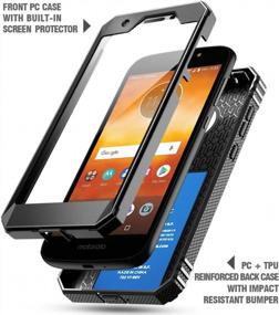 img 1 attached to Full-Body Protection For Moto E5 Play/Cruise With Poetic Revolution Rugged Case