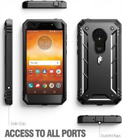 img 2 attached to Full-Body Protection For Moto E5 Play/Cruise With Poetic Revolution Rugged Case