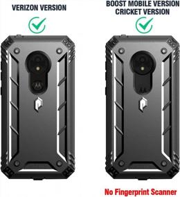img 3 attached to Full-Body Protection For Moto E5 Play/Cruise With Poetic Revolution Rugged Case