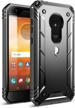 full-body protection for moto e5 play/cruise with poetic revolution rugged case logo