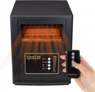 efficient, remote-controlled 1500-watt edenpure coppersmart electric portable heater - no bulb replacement required logo