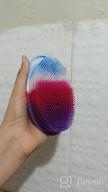 img 1 attached to Avilana Silicone Body Scrubber: 2-In-1 Body And Shampoo Brush For Gentle Exfoliation And Scalp Massage review by Christopher Williams
