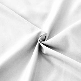 img 1 attached to Soft And Luxurious Microfiber Bed Sheets For Full Size Bed - Thread Count 1800, Deep Pockets, 4-Piece Set In White Fashion - Perfect Fit!