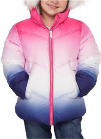 img 1 attached to Stay Warm In Style: Rokka&Rolla Girls' Puffer Jacket With Hooded Faux Fur For Winter