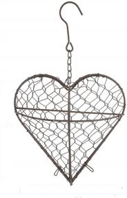 img 4 attached to Add Charm To Your Home And Garden With Firlar Heart-Shaped Hanging Planters