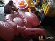 img 1 attached to Jasonwell Flamingo Pool Float: Giant Inflatable Raft With Fast Valves For Summer Beach And Swimming Fun. Perfect Pool Floatie Lounge For Adults And Kids, Ideal For Party Decorations And Toys. review by Alexandergraham Visoro