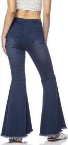 img 2 attached to Step Back In Time With Anna-Kaci'S High-Waisted, Bell-Bottomed Denim Jeans For Women