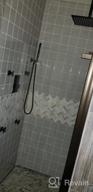 img 1 attached to Thermostatic Led Rain Shower System With Body Jets And 12 Inch Wall Mount - Chrome Finish - Allows Simultaneous Use Of Multiple Showerheads review by Evan Martinez