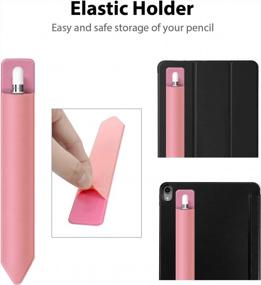 img 1 attached to Doormoon IPad Pencil Holder With Detachable Apple Pencil Sleeve - Keep Your Device And Pencil Secure In Style!