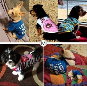 img 3 attached to 🎅 Christmas New Year Pet Shirts - Cute Dog Sweatshirt and Soft Clothing for Puppies - Printed Puppy Shirts and Dog Pullover Apparel