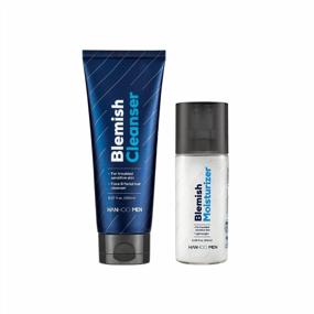 img 4 attached to Men'S Bamboo Probiotic Blemish Cleanser And Moisturizer Set: Daily Beard And Face Wash With 5.07 Fl.Oz And Facial Moisturizer With Green Tea In 2.02 Fl.Oz - HANHOO