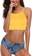 macolily juniors bandeau bikini swimsuit women's clothing via swimsuits & cover ups logo