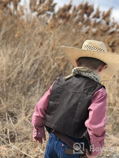 img 1 attached to 🌺 Ariat Girls Beaded Tooled Belt - Boy's Belt in Belts Collection review by Greg Mcnealey