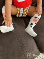 img 1 attached to Bestjybt 6 Pairs Unisex Baby Girls Boys Kids Toddler Socks Knee High Socks Cat Fox Bear Animal Baby Stockings review by Dan Quiceno
