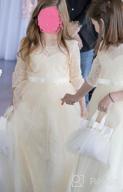 картинка 1 прикреплена к отзыву «Принцесса Бордовая детская одежда: платье с вышивкой для подружки невесты на первом причастии» от Michele Olson