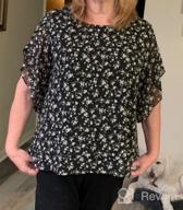 img 1 attached to Stylish And Comfortable: Jouica Women'S Flowy Chiffon Blouse For Fall review by Jerome Turner