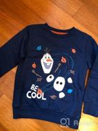 img 1 attached to Olaf ❄️ Boys Frozen Disney Sweatshirt review by Mark Hayes