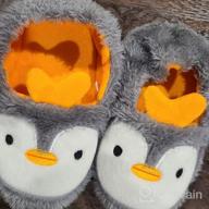 img 1 attached to Premium Soft Plush Slippers for Baby Girls 👶 - Cartoon Warm House Shoes for Winter by Csfry review by Alan Sawyer