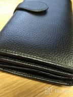 img 1 attached to Genuine Leather RFID Blocking Wallets With Large Capacity For Women By Lavemi review by Calvin Booker