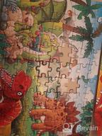 img 1 attached to Dino-Rific Fun: 100 Piece Age Of Dinosaur Jigsaw Puzzles For Kids 4-8 - Educational Toys For Learning And Play! review by Jessica Sanchez