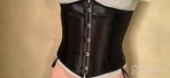 img 1 attached to Plus Size Women'S Satin Underbust Corset Bustier Waist Training Cincher By Zhitunemi review by Ashley Wood