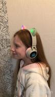img 2 attached to 🐱 Hoco W27 Cat Ear Wireless Headphones in Grey: Immerse in Wireless Musical Bliss review by Ada Holf ᠌