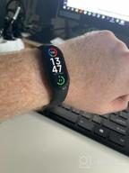 img 1 attached to Smart Xiaomi Mi Band 7 Global bracelet for Russia, black review by Natt Avut