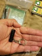 img 1 attached to Mini Keychain Flashlight, Ultra-Small And Bright Key Ring Light Torch For EDC, Emergencies, Dog Walks, Reading And Sleeping - Perfect Gift For Students, Kids, And Parents (Red E1-ALU Alloy) review by Robert Ewing