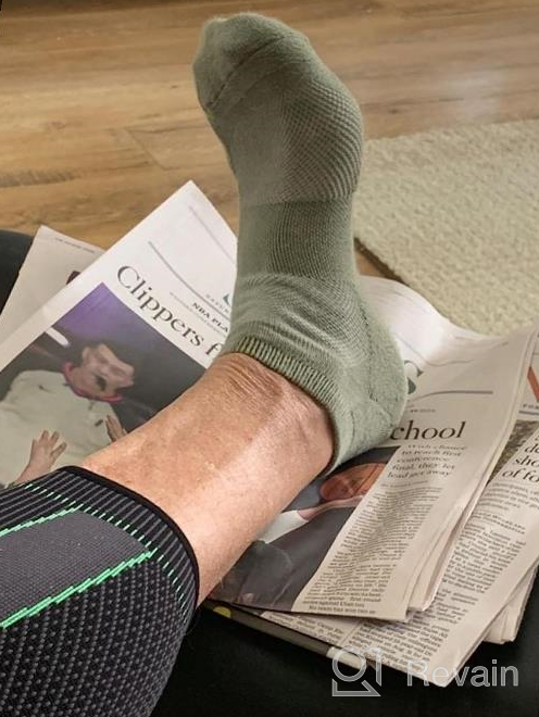 img 1 attached to Breathe-Easy Comfort For Active Men: 4-Pack Of Colorful Rayon Sports Socks review by Mario Portillo