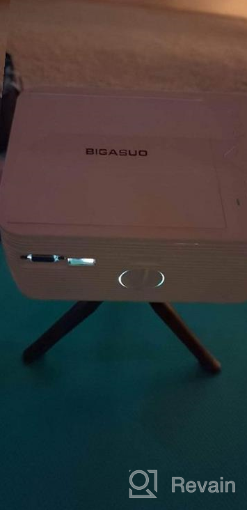 img 1 attached to 5G WiFi Projector With DVD Player - BIGASUO 1080P Supported Home Projector With Bluetooth & Zoom, Portable Outdoor Movie Projector With Carry Bag & Tripod Compatible With Phone/Laptop/PC/PS4/TV Stick review by Vincent Bain
