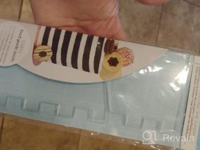img 6 attached to PME Tall Patterned Edge Side Scraper For Cake Decorating-Stripes Acrylic 10, Transparent
