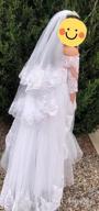 img 1 attached to Carat Elegant Flower Beading Communion Girls' Clothing in Dresses review by Ashwin Worlds