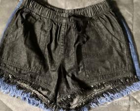 img 5 attached to Women'S Summer Shorts - Comfy Drawstring Elastic Waist With Pockets - QACOHU Casual