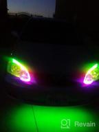 img 1 attached to 2Pcs 24-Inch Waterproof Multicolor LED Car Headlight Strips With Flexible RGB DRL Turn Signal Lights, No Disassembly Needed – Enhance Your Daytime Running Lights Experience! review by Nathan Tank